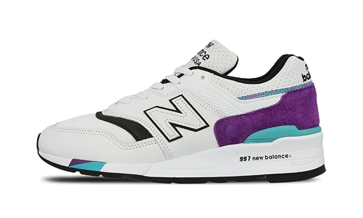 997 "White Purple Teal" M997WEA