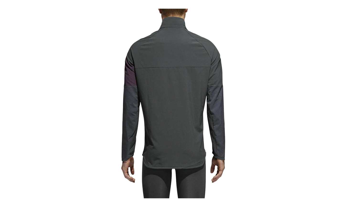 Boston Marathon Supernova Storm Jacket "Carbon / Noble Red" CW3581