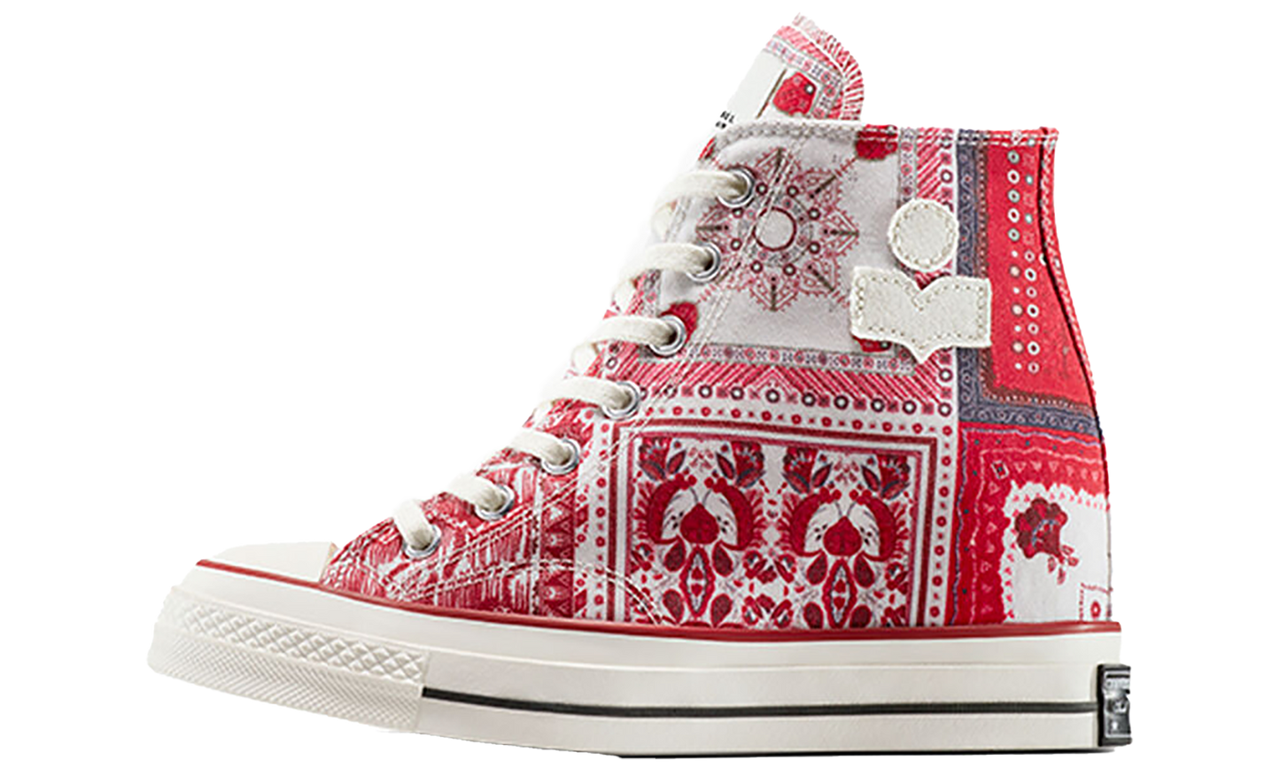 Chuck 70 Wedge WMNS "Isabel Marant - Red Bandana Scarf" A14802C