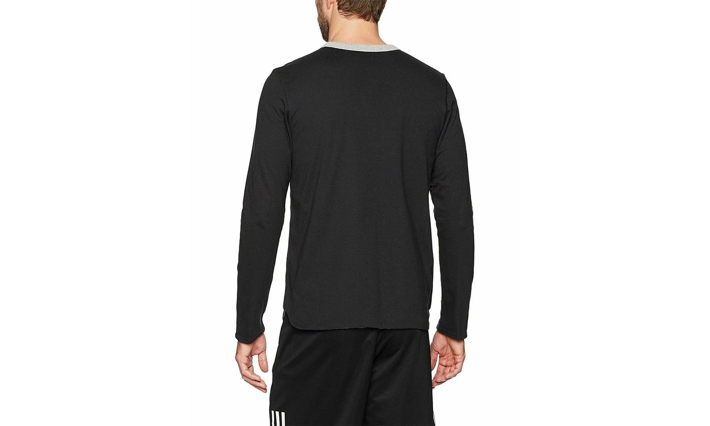 ID Reversible Logo Tee "Black / Medium Heather Grey" BR3299