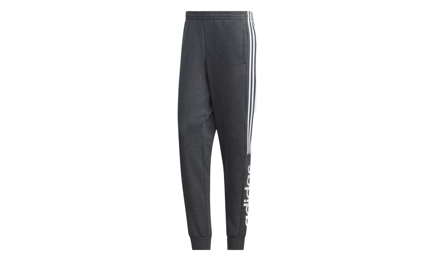 Essentials Colorblock Fleece Pants "Dark Grey Heather / White" GD5474