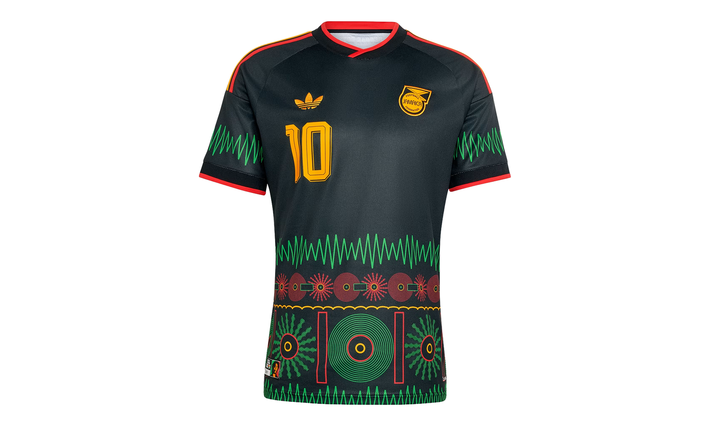 Soccer Jamaica 26 x Bob Marley Away Jersey "Black" KD1149