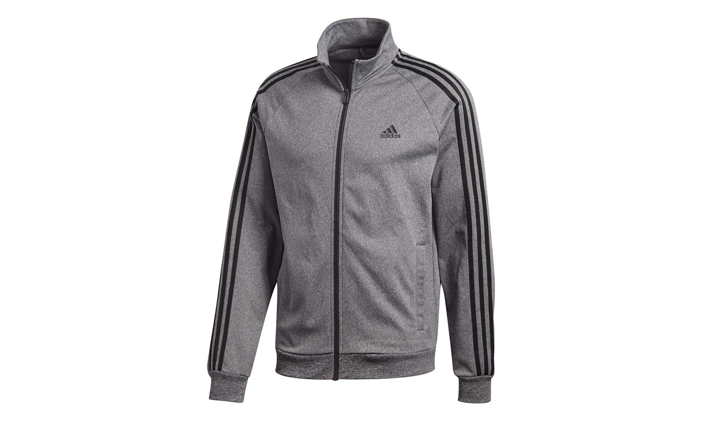 Essentials 3-Stripe Tricot Tracktop "Dark Heather Grey / Black" CD8752