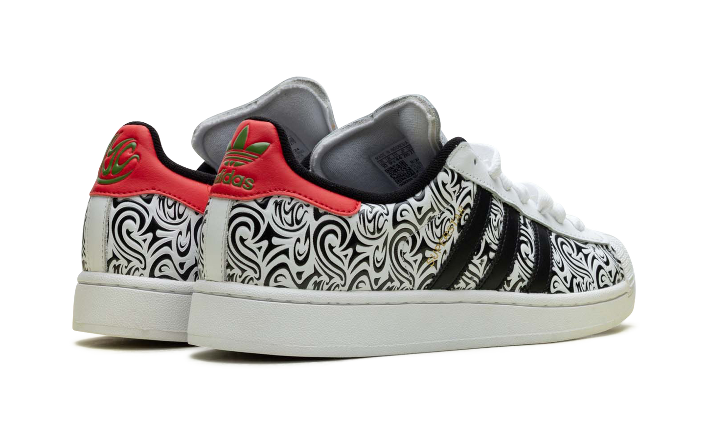 SUPERSTAR II "White/Black/Red" JQ6116